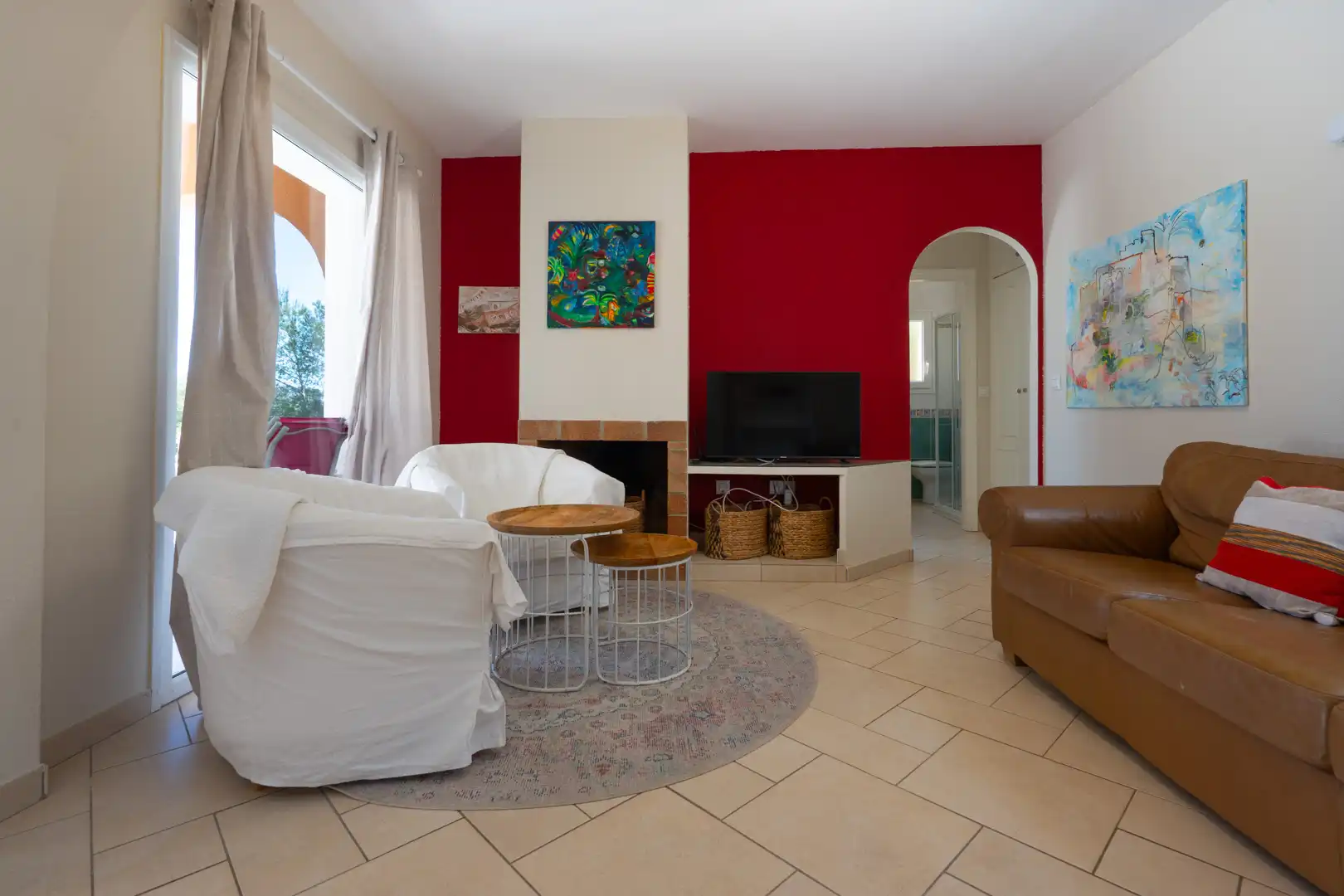 Sala de estar de Casa o chalet en venta en Jávea / Xàbia con Aire acondicionado, Terraza y Piscina