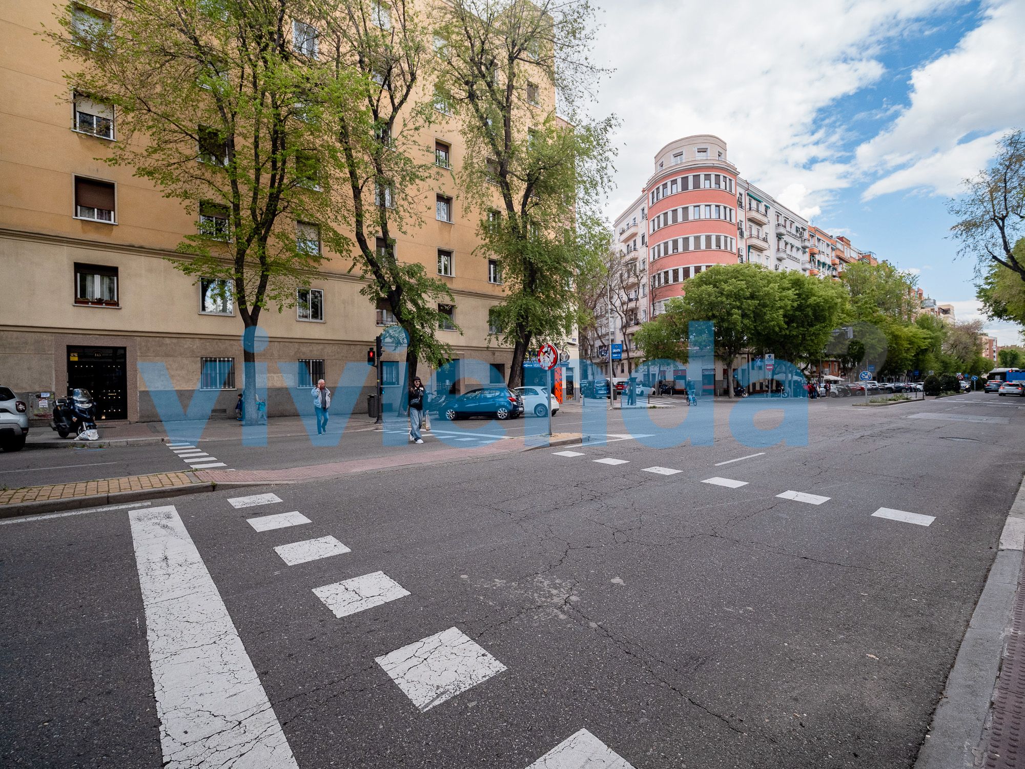 Vista exterior de Pis en venda en  Madrid Capital amb Calefacció i Terrassa