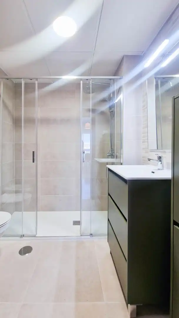 Baño de Apartamento de alquiler en Badajoz con Amueblado