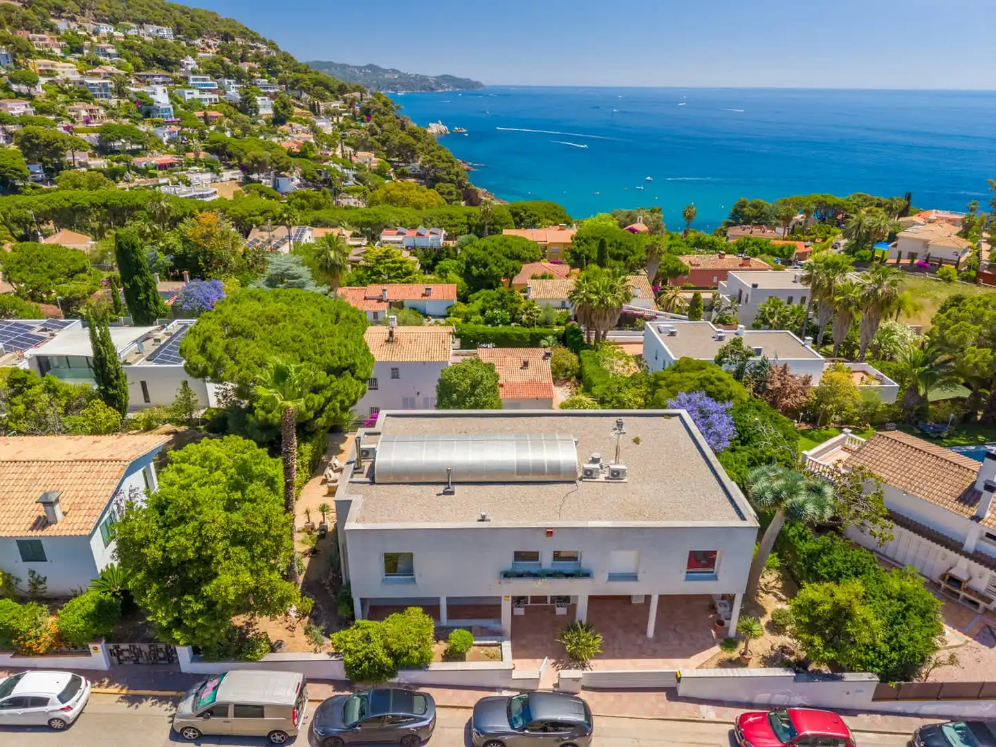 Vista exterior de Casa o chalet de alquiler en Blanes con Aire acondicionado, Calefacción y Jardín privado