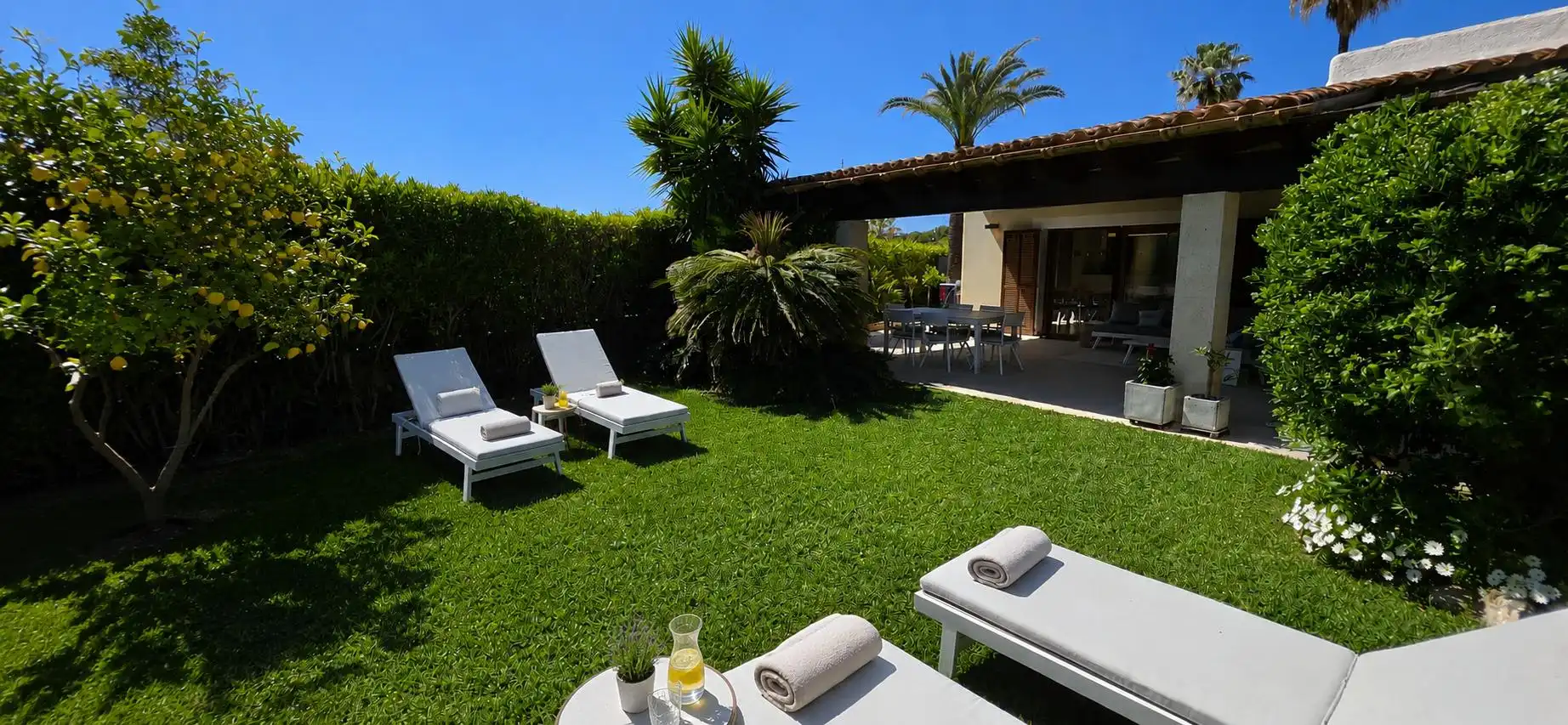 Terrassa de Casa o xalet en venda en Calvià amb Aire condicionat, Calefacció i Jardí privat