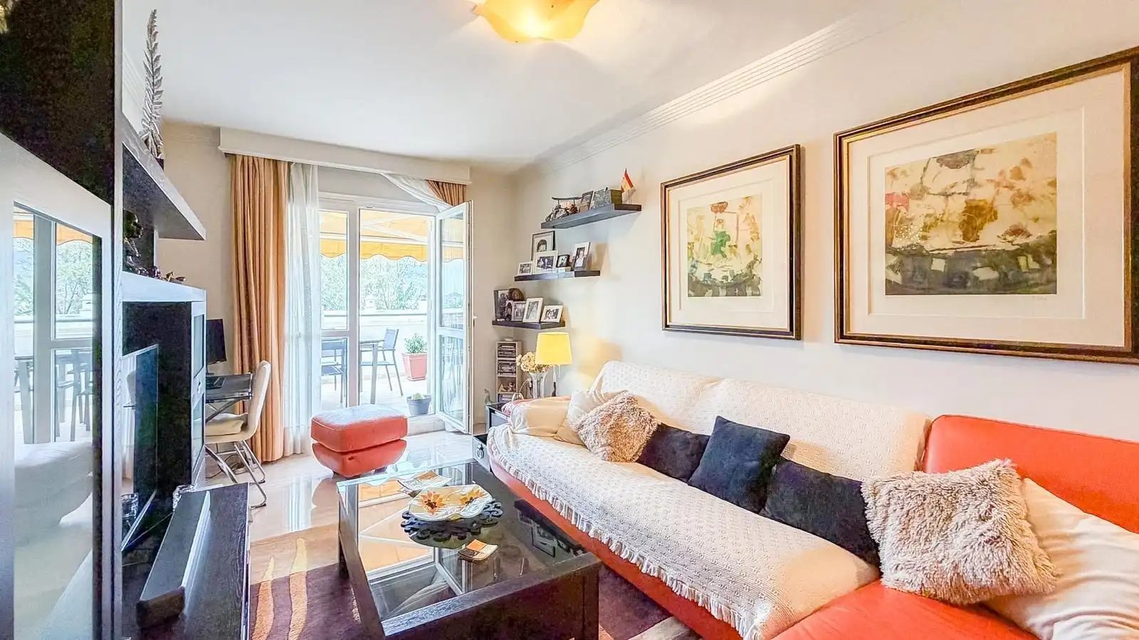 Living room of Flat for sale in Málaga  with Air Conditioner, Heating and Private garden