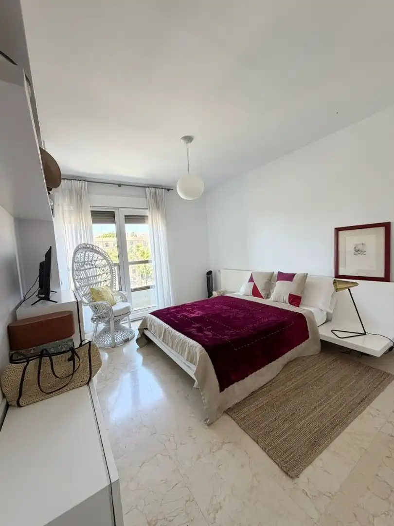 Schlafzimmer von Wohnung zur Miete in Almería mit Klimaanlage, Heizung und Terrasse