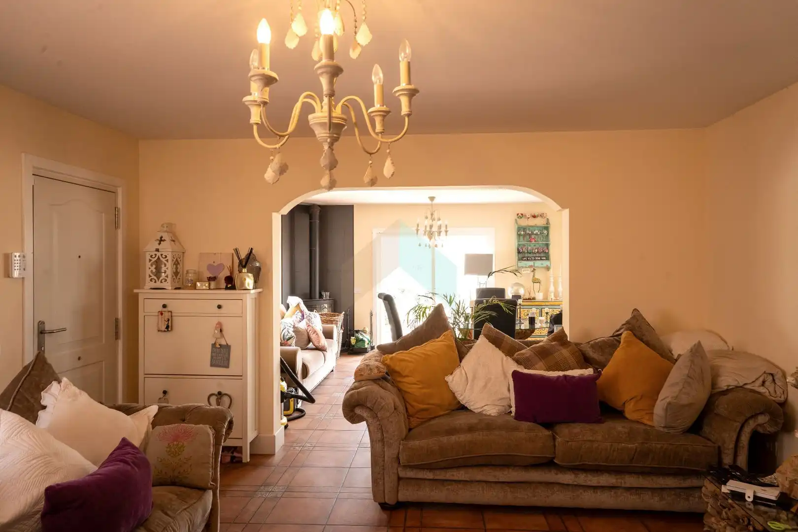 Sala d'estar de Casa o xalet en venda en San Miguel