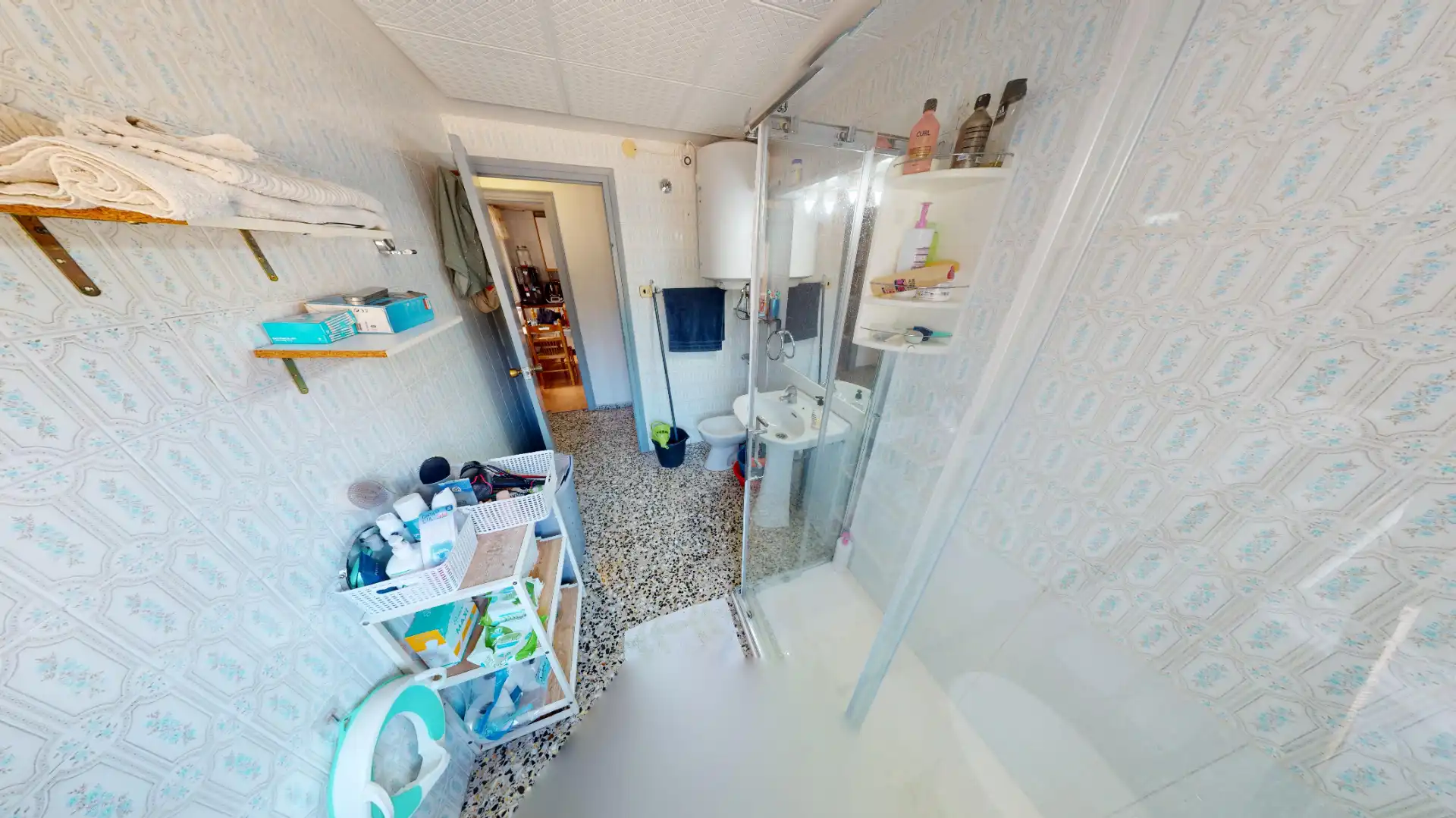 Badezimmer von Wohnung zum Verkauf in Alicante / Alacant mit Terrasse, Möbliert und Ofen