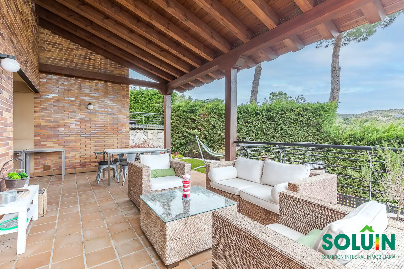 Terrassa de Casa o xalet en venda en Torrelodones amb Aire condicionat, Calefacció i Jardí privat
