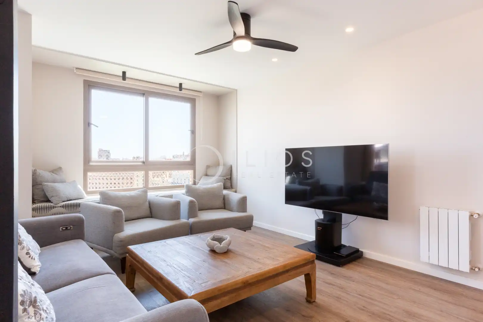 Sala de estar de Piso en venta en Valencia con Aire acondicionado, Calefacción y Terraza
