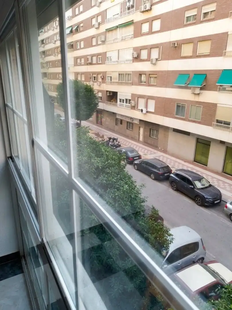 Terraza de Piso de alquiler en Granada con Amueblado, Horno y Lavadora