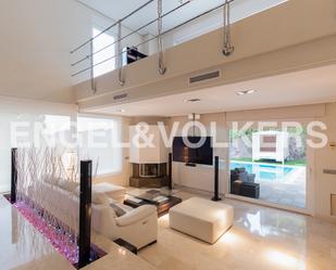 Living room of House or chalet for sale in Gilet  with Air Conditioner, Terrace and Swimming Pool