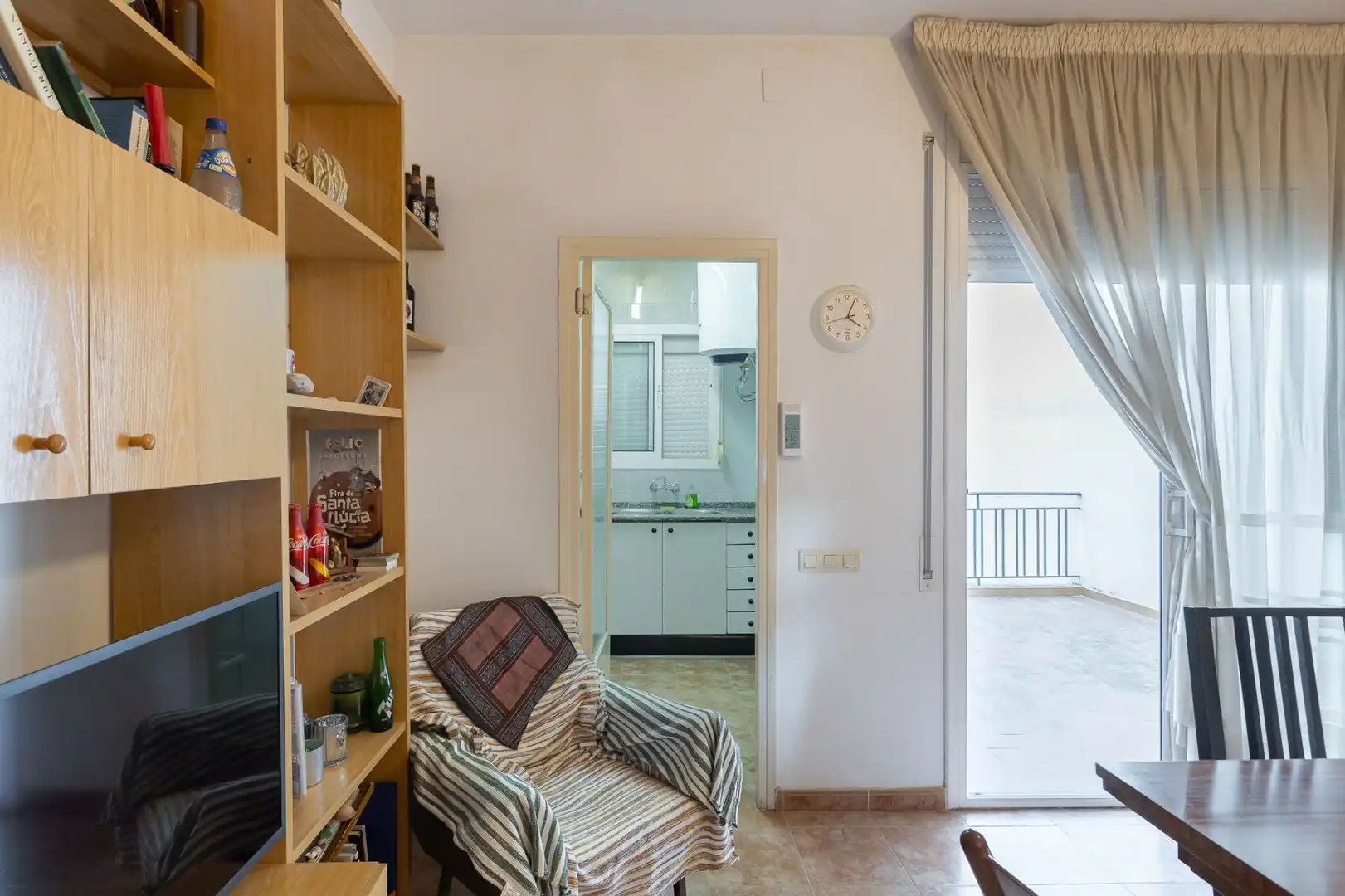 Sala de estar de Piso en venta en Badalona con Terraza