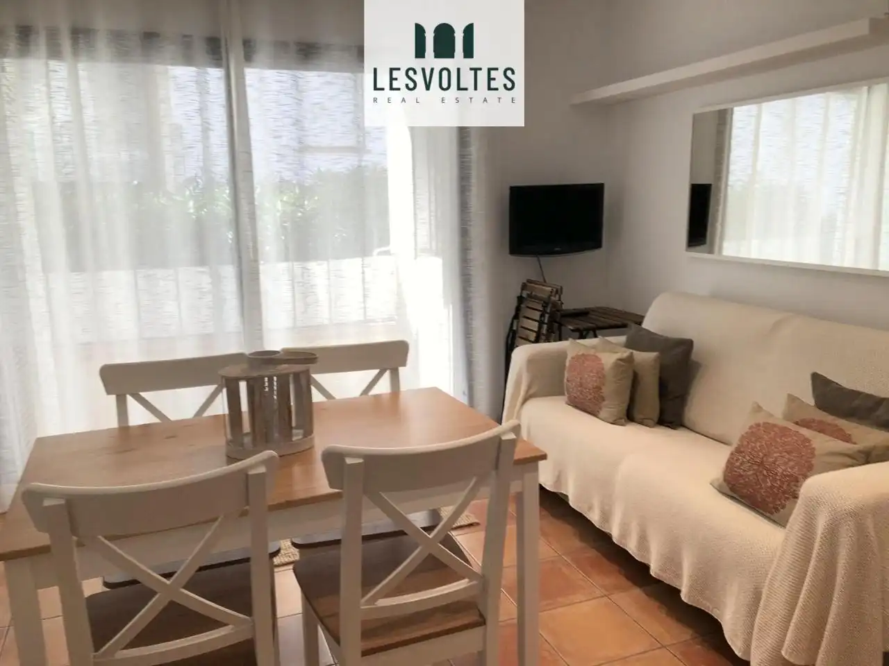 Living room of Apartments for rent in Palafrugell  with Heating, Terrace and Furnished