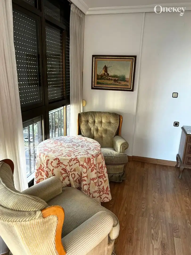 Sala d'estar de Pis per a compartir en Murcia amb Aire condicionat i Balcó