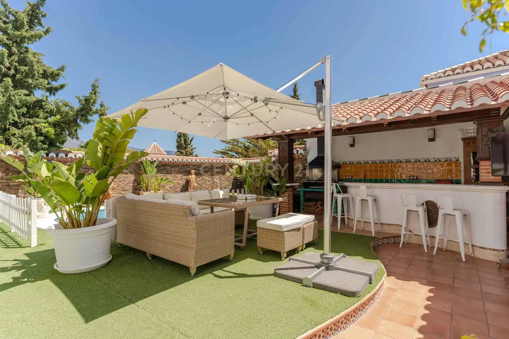 Terraza de Casa o chalet en venta en Motril con Aire acondicionado y Jardín privado