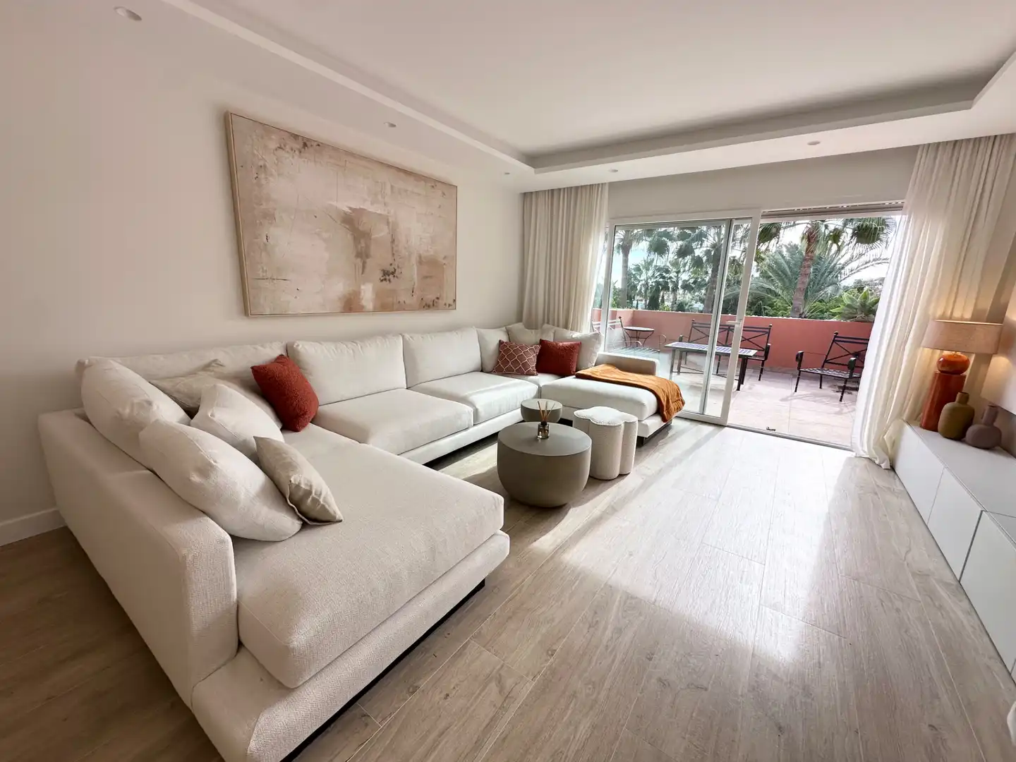 Living room of Attic for rent in Marbella  with Furnished and Pets allowed