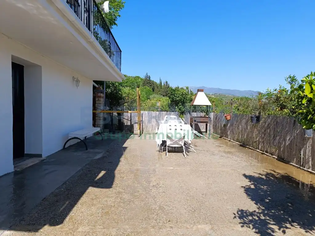 Terrasse von Country house zur Miete in Guaro