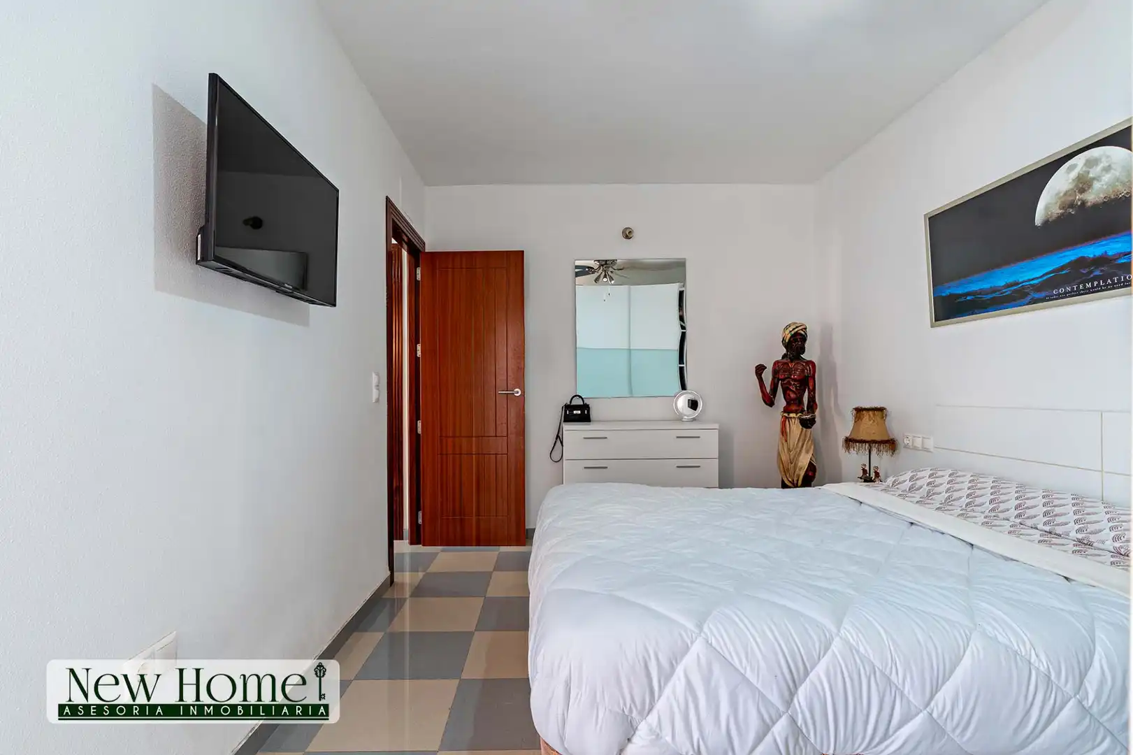 Bedroom of Flat for sale in Roquetas de Mar  with Terrace, Swimming Pool and Furnished