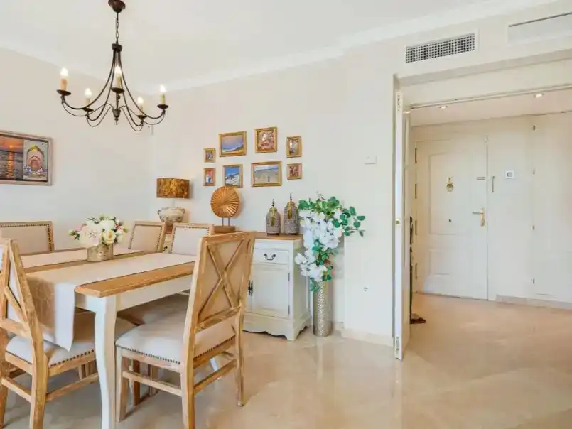 Menjador de Apartament en venda en Ojén amb Aire condicionat, Piscina i Balcó