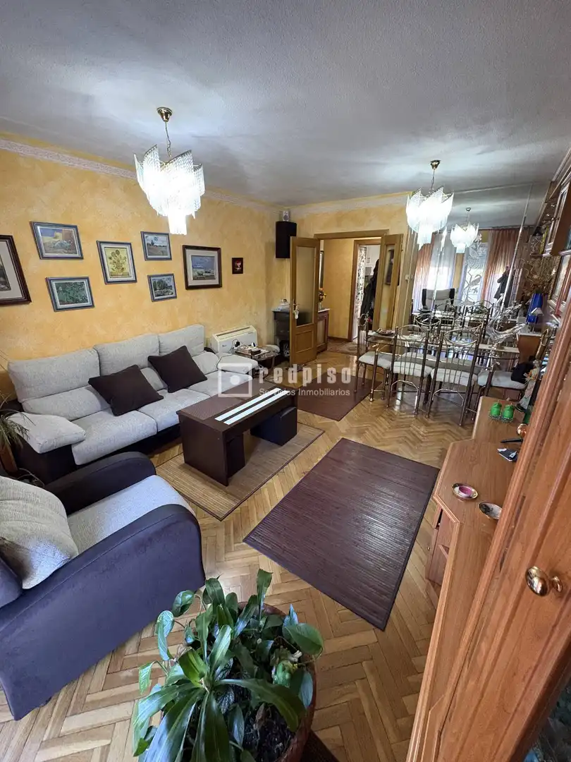 Sala de estar de Piso en venta en Madrid con Terraza
