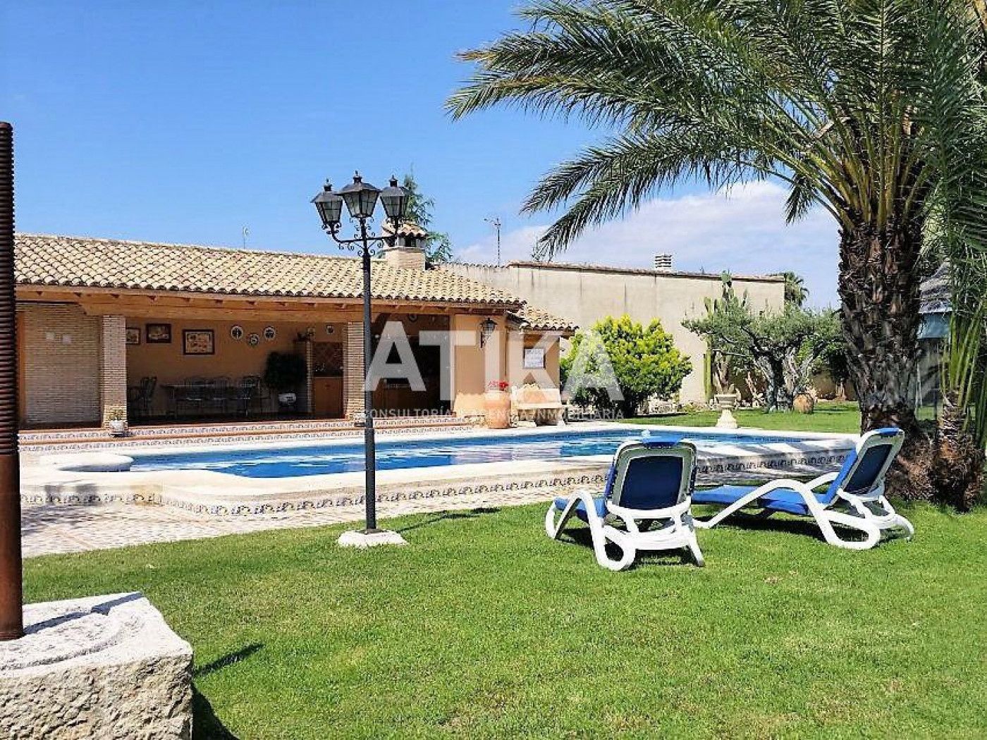 Jardí de Casa o xalet en venda en Ontinyent amb Aire condicionat, Calefacció i Jardí privat