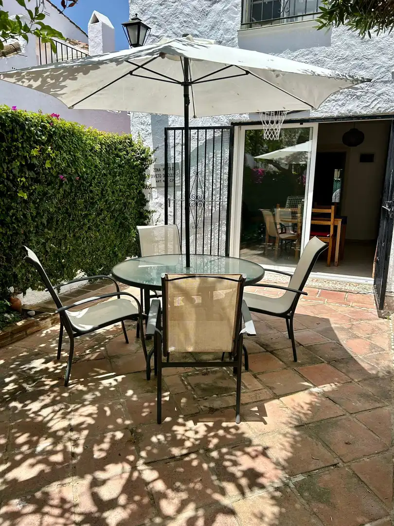 Terraza de Planta baja en venta en Estepona con Jardín privado, Terraza y Piscina