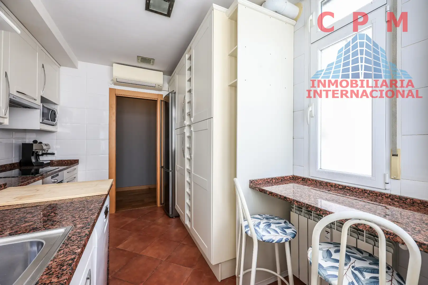 Küche von Wohnung zur Miete in Madrid mit Klimaanlage, Heizung und Parkett