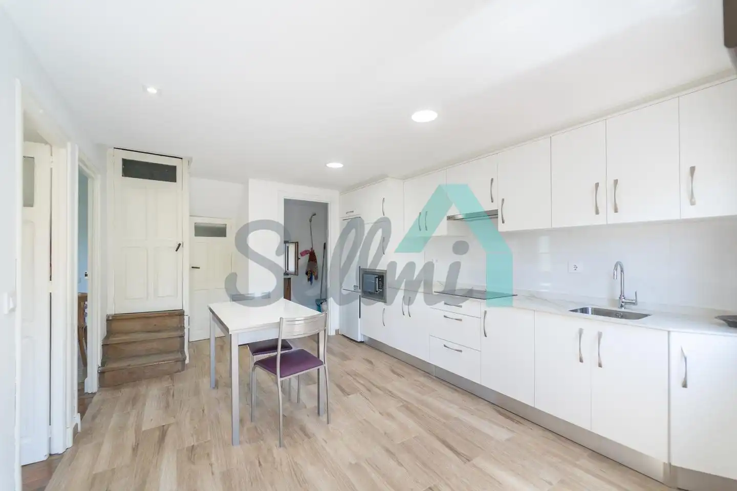 Cocina de Casa o chalet en venta en Laviana con Jardín privado, Parquet y Terraza