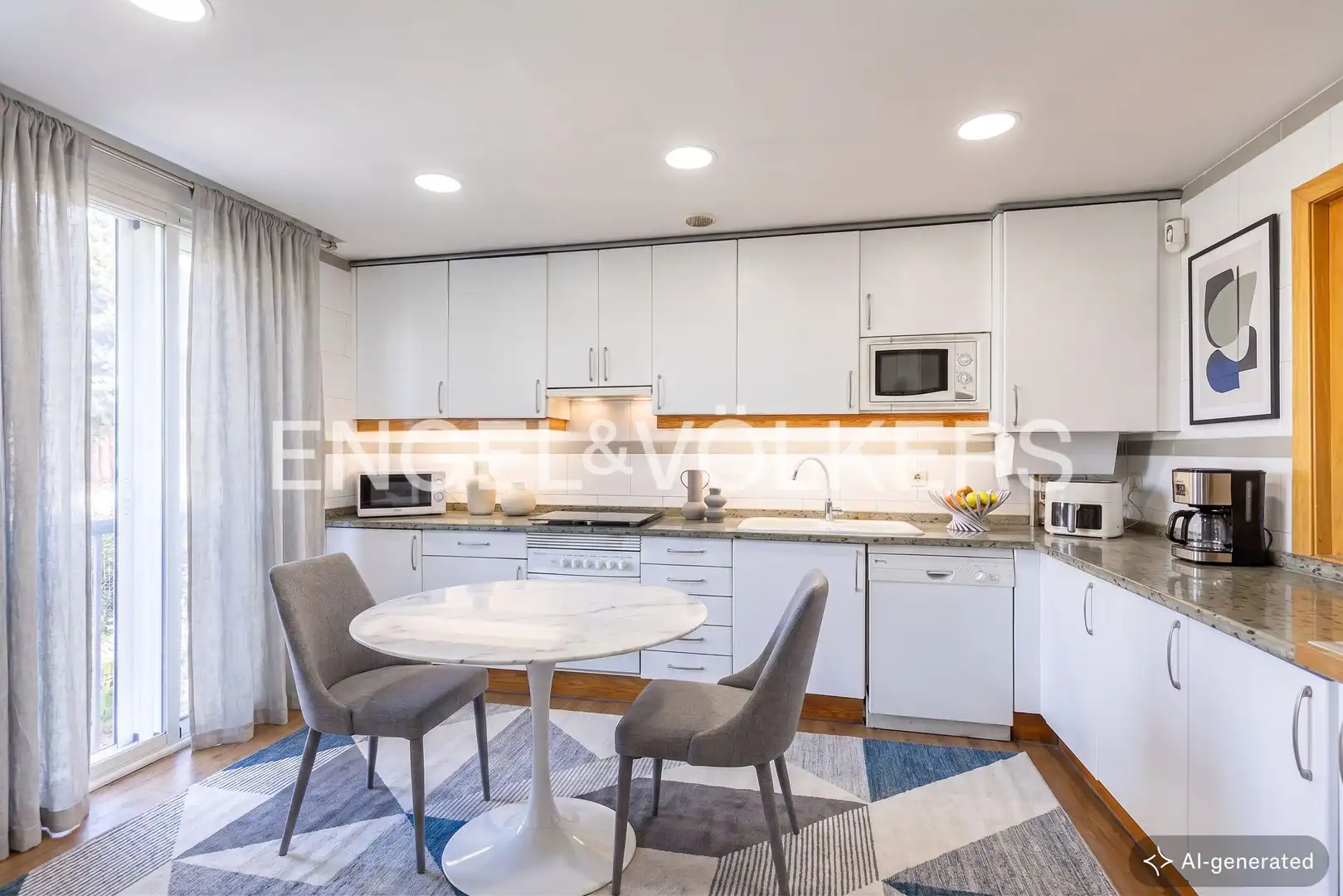 Kitchen of Houses for sale in Madrid  with Air Conditioner, Heating and Private garden