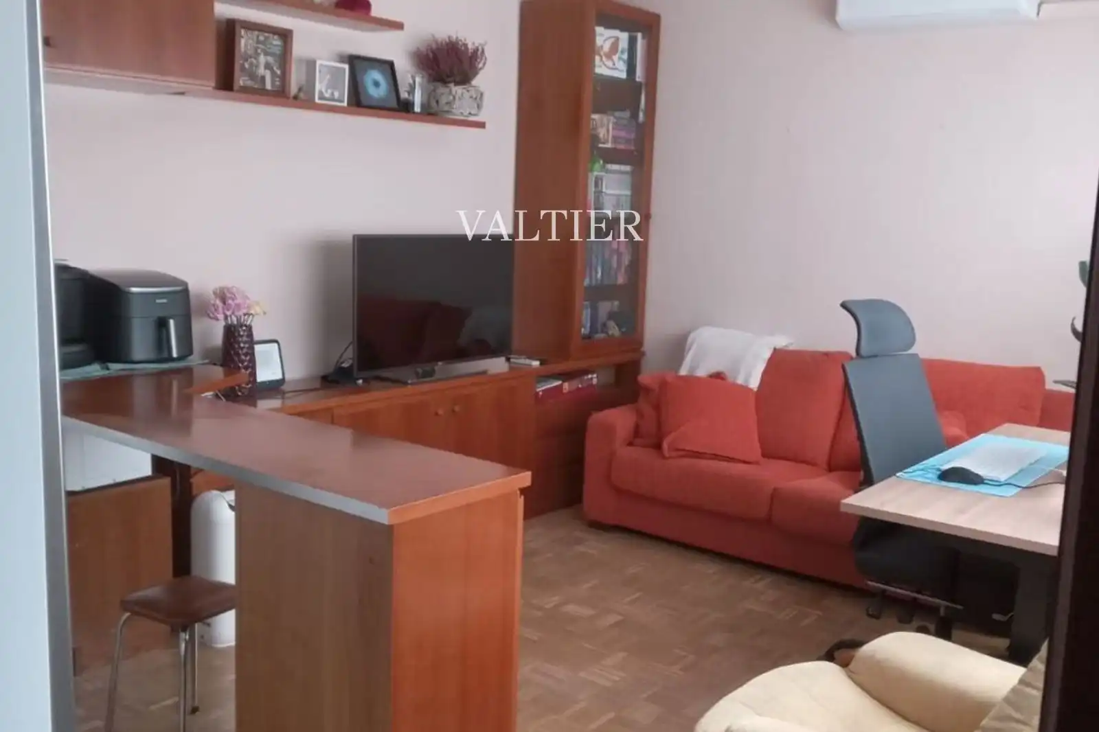 Sala de estar de Ático de alquiler en  Madrid Capital con Aire acondicionado y Amueblado