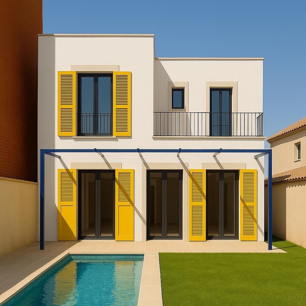 Vista exterior de Casa o xalet en venda en  Palma de Mallorca amb Jardí privat, Terrassa i Balcó