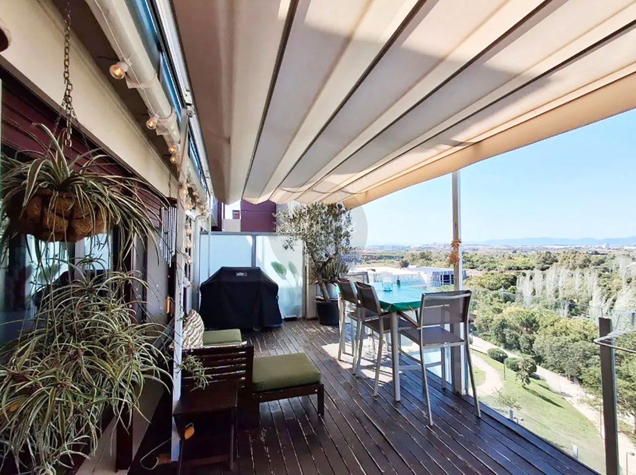 Terrace of Flat to rent in Mislata  with Air Conditioner, Heating and Parquet flooring