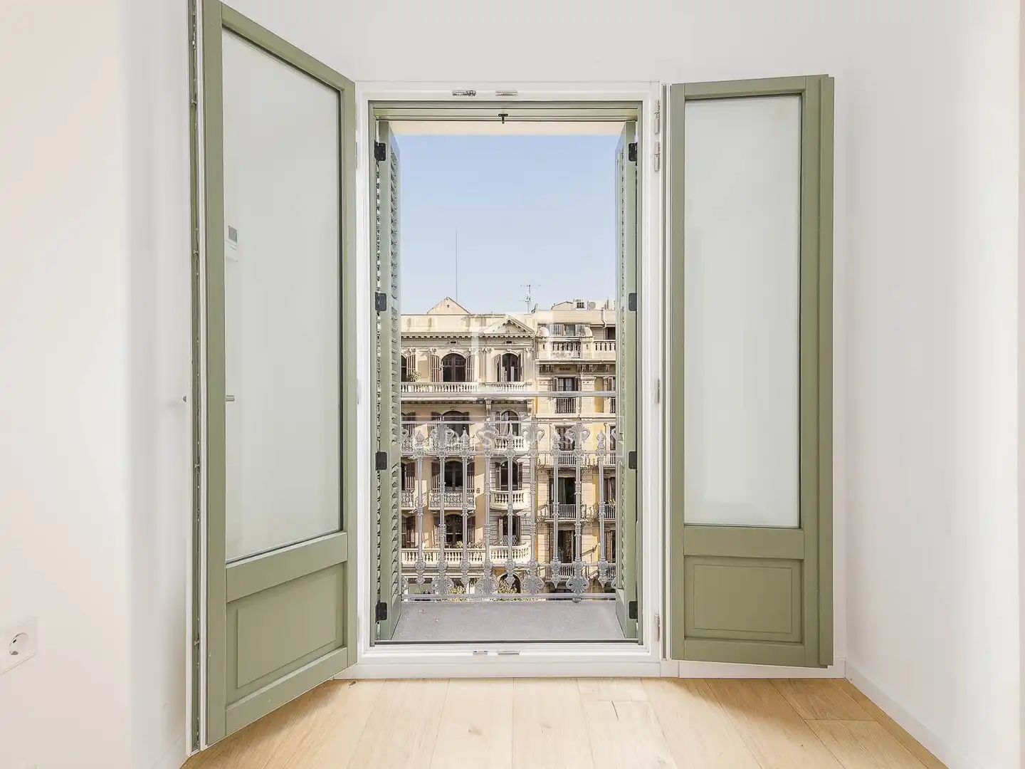 Balcony of Flat for sale in Barcelona  with Air Conditioner, Heating and Parquet flooring