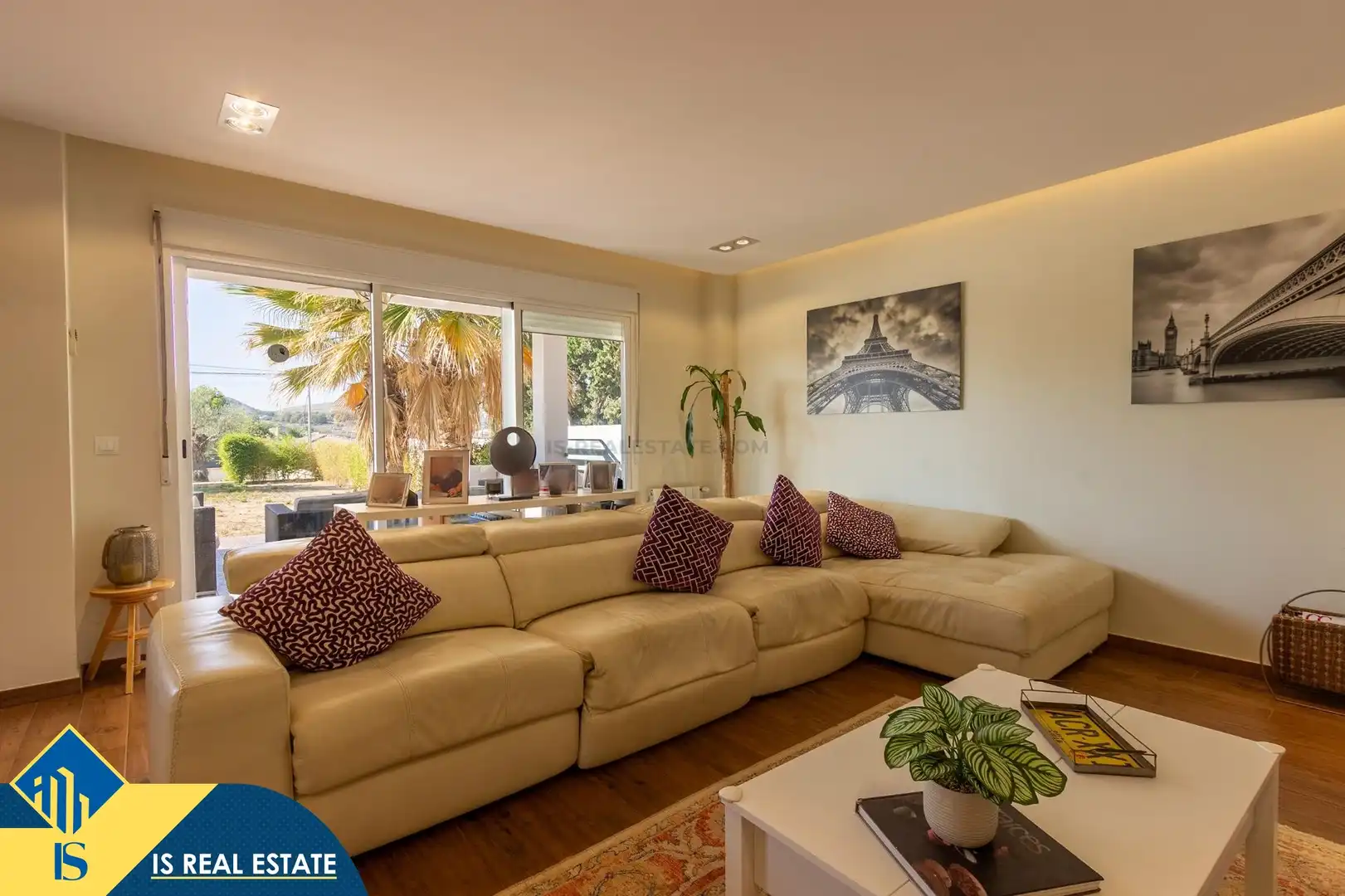 Sala d'estar de Casa o xalet en venda en Alicante / Alacant amb Terrassa, Piscina i Moblat