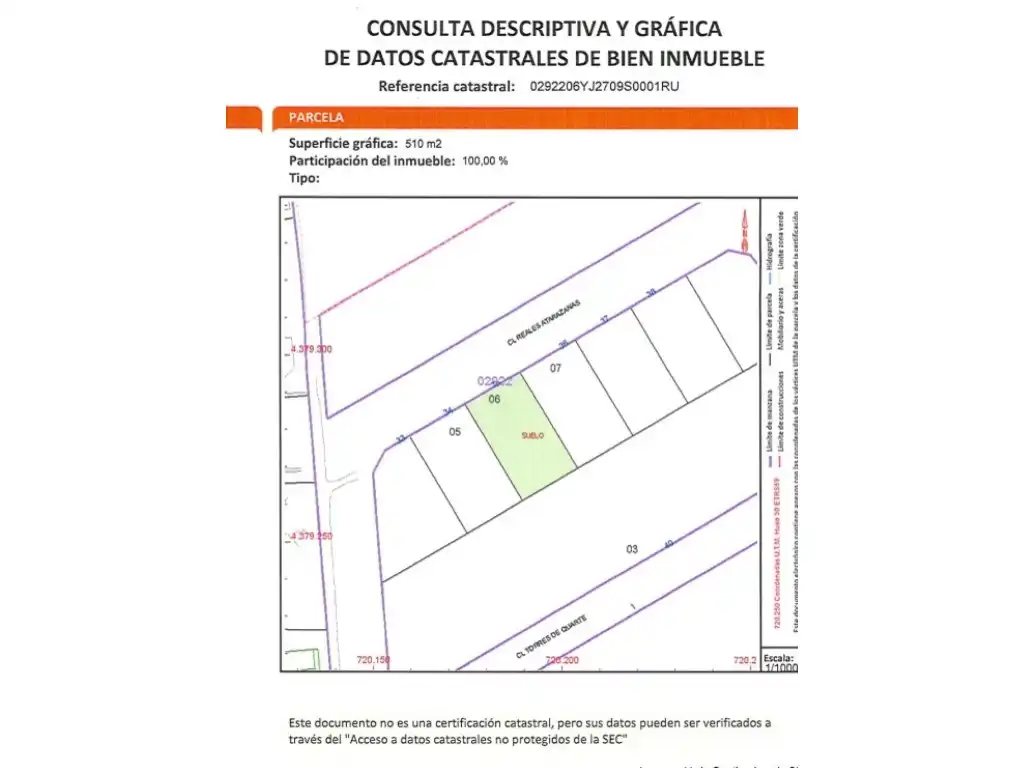 Terreno residenziale in vendita a Camino Camarena