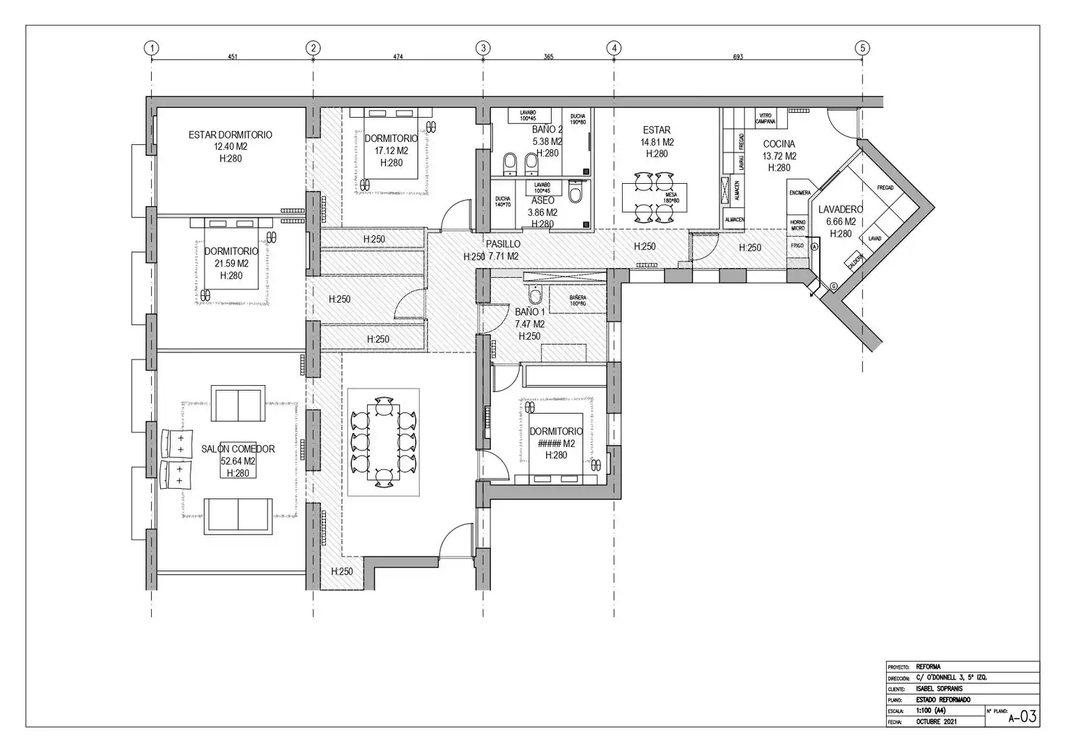 Flat with terrace to rent in Calle ODONNELL, imagen 65