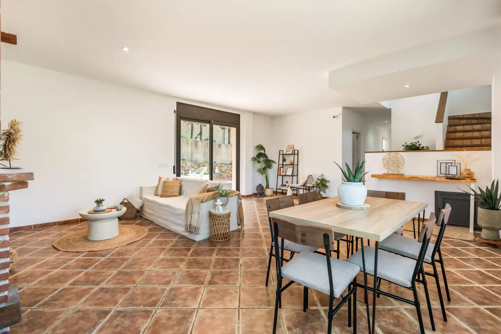 Living room of Houses for sale in Lloret de Mar  with Air Conditioner, Heating and Private garden