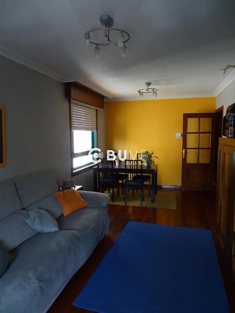 Sala de estar de Dúplex en venta en Teo con Calefacción, Trastero y Amueblado