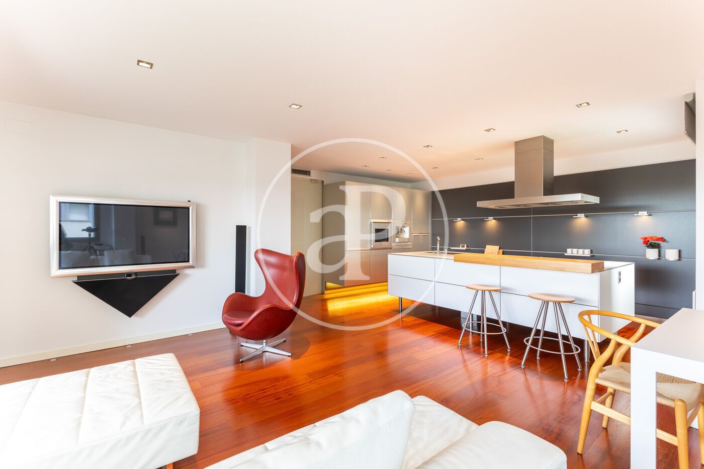 Living room of Flat for sale in Rubí  with Air Conditioner, Heating and Terrace