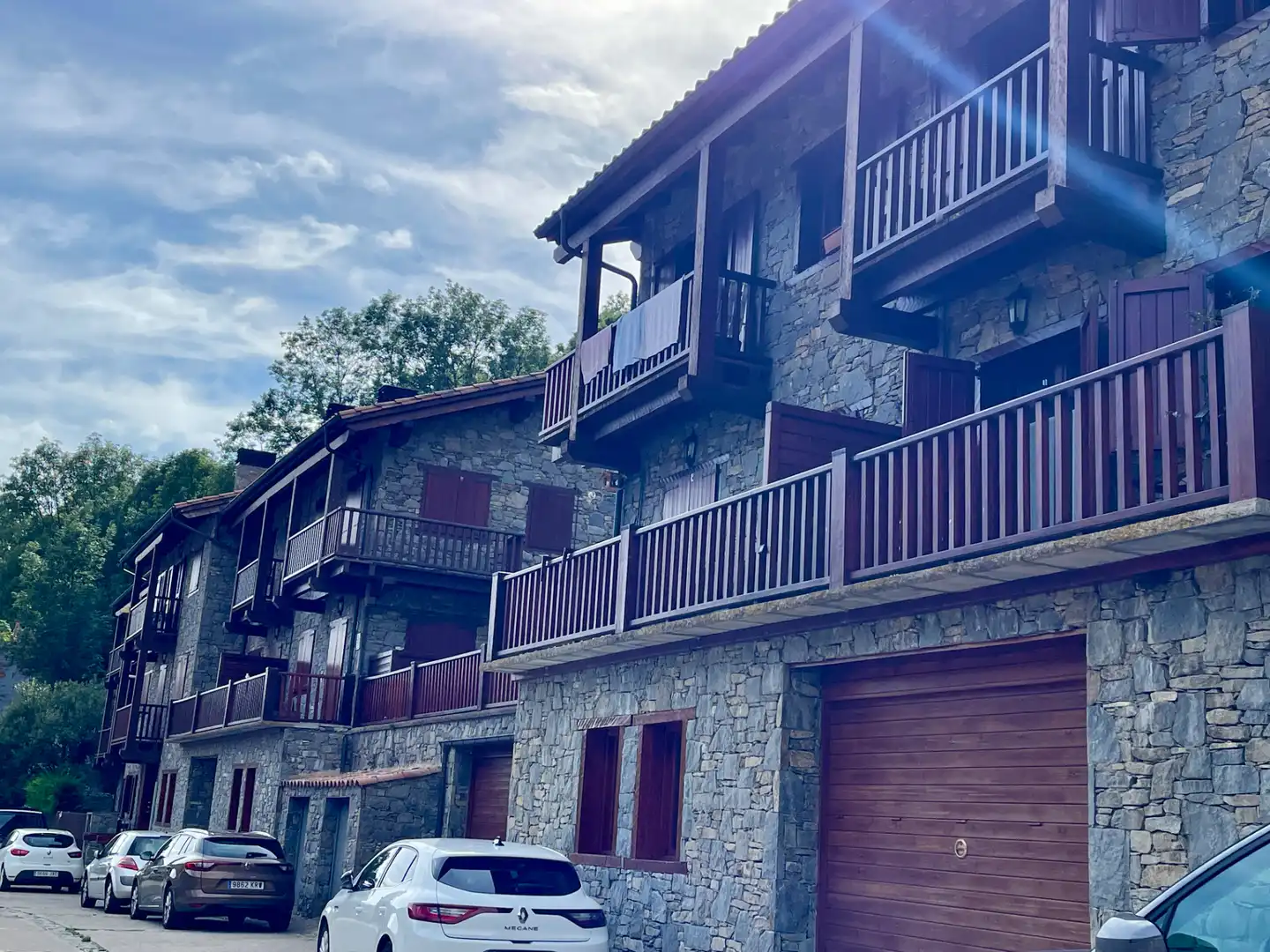 Exterior view of Duplexes for sale in Setcases  with Heating, Parquet flooring and Furnished