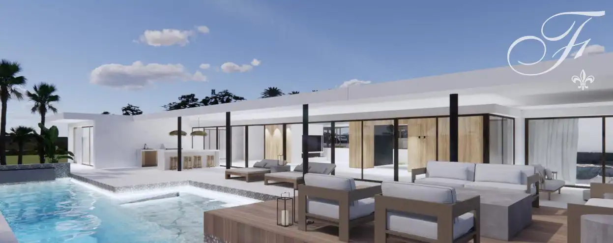 Terraza de Casa o chalet de alquiler en Sant Antoni de Portmany con Aire acondicionado, Jardín privado y Terraza