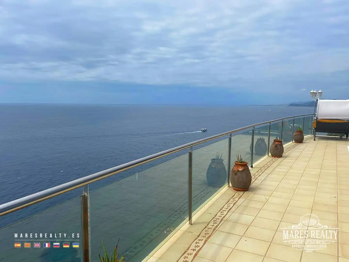 Terraza de Casa o chalet en venta en Lloret de Mar con Calefacción, Jardín privado y Piscina