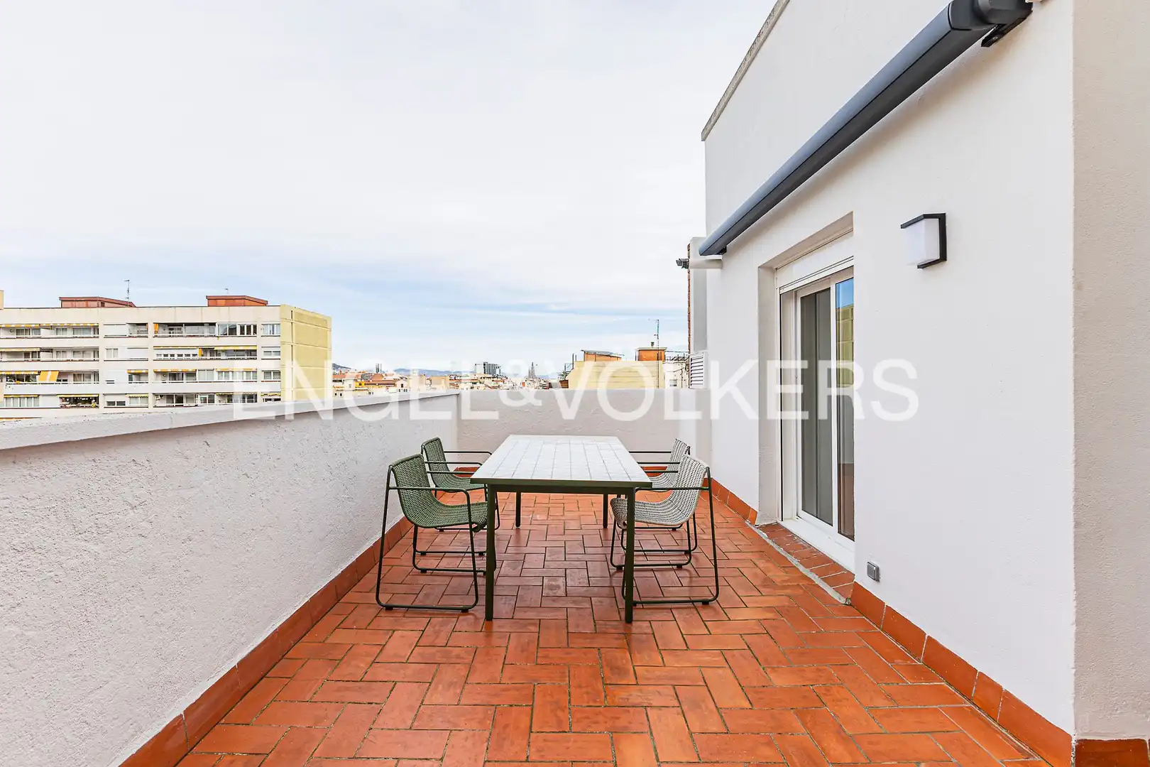 Terraza de Ático de alquiler en Barcelona con Aire acondicionado, Calefacción y Parquet