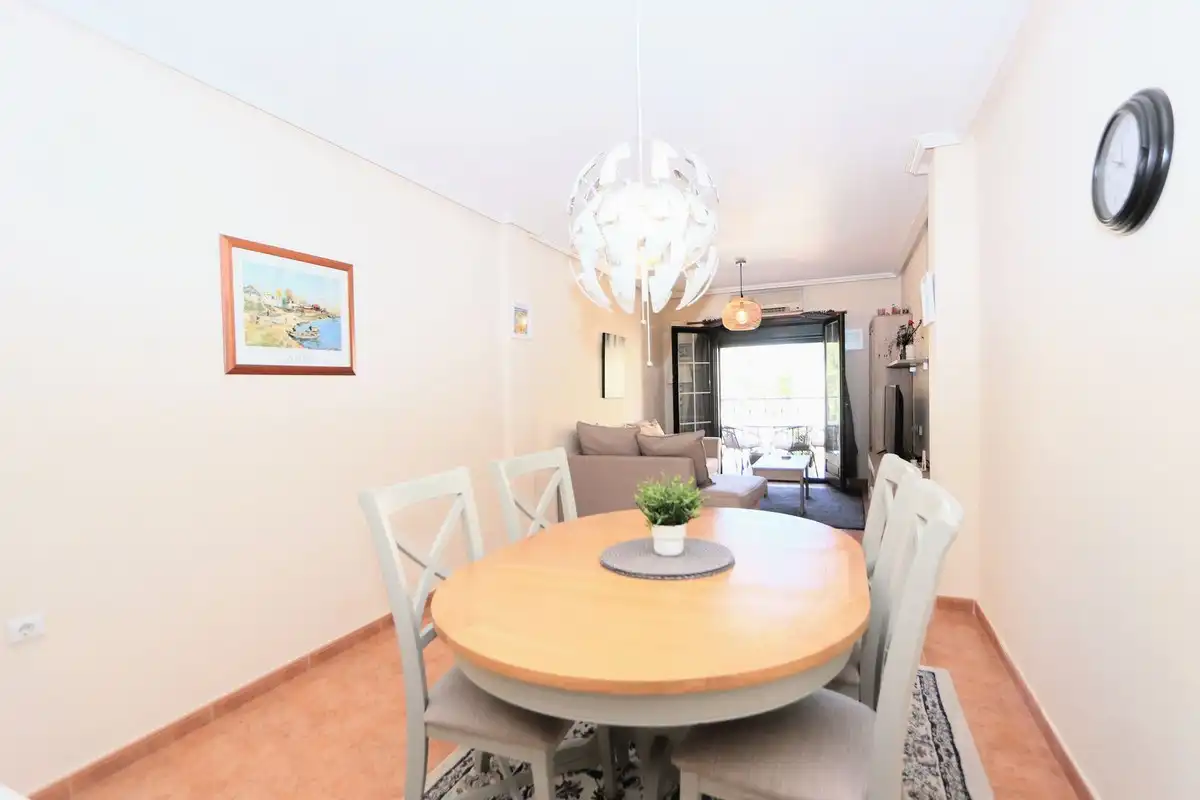Comedor de Apartamento en venta en Los Alcázares con Aire acondicionado y Terraza