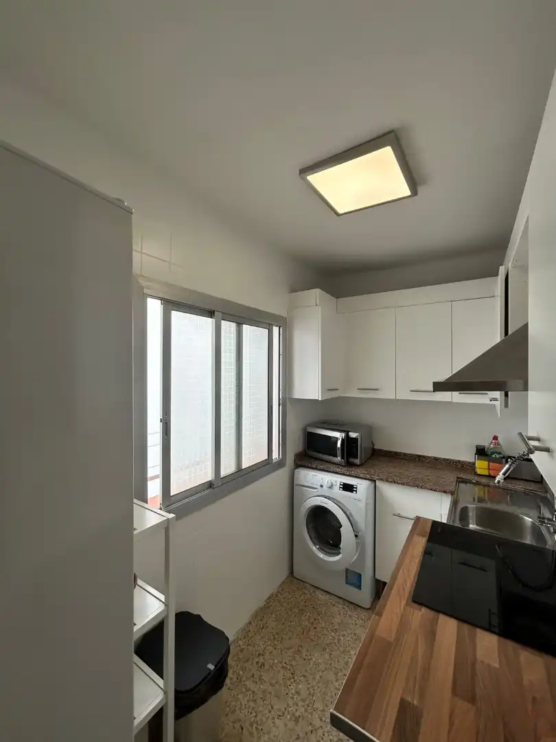 Kitchen of Flat for rent in Lleida  with Air Conditioner, Heating and Furnished