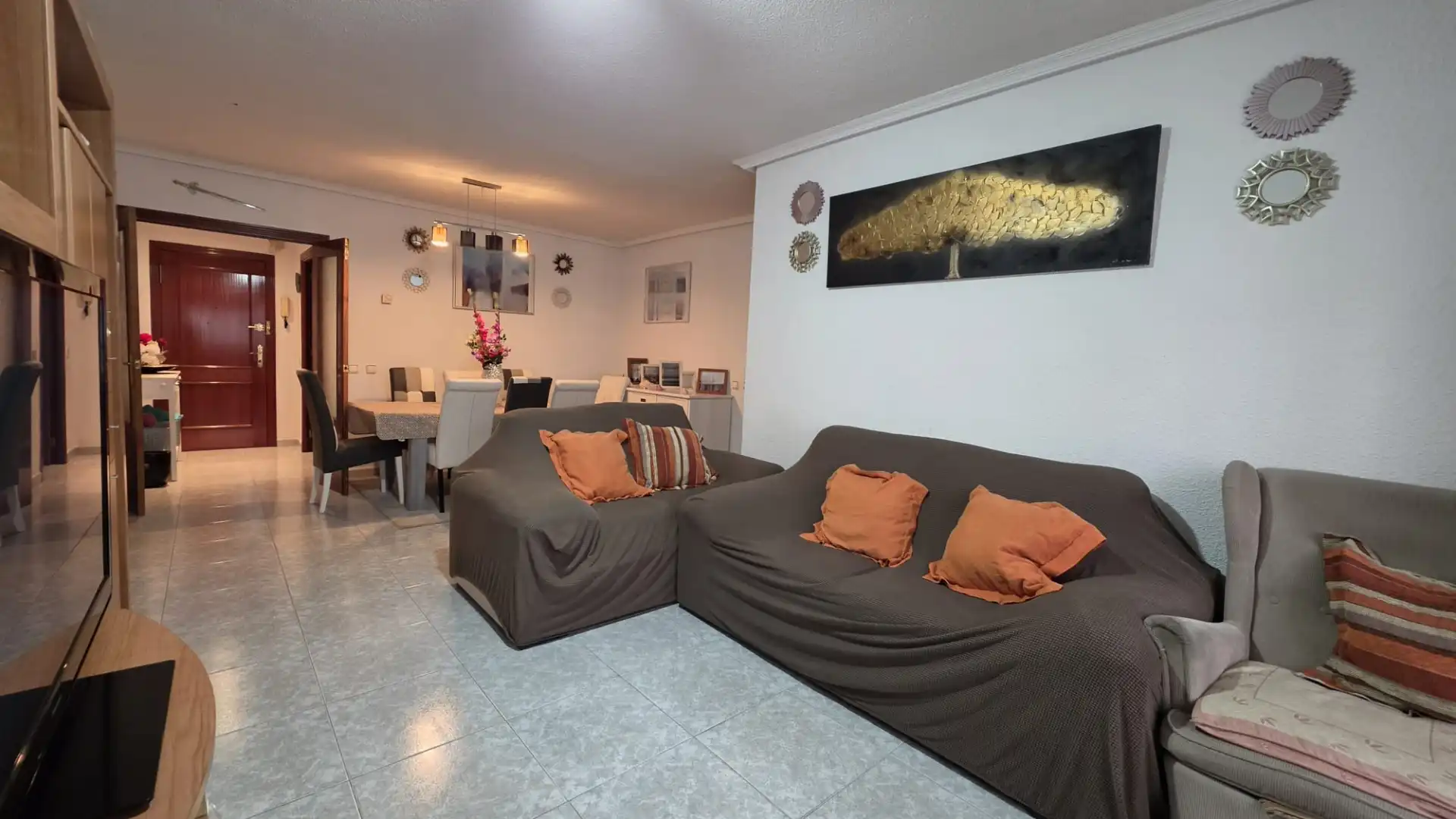 Sala de estar de Piso en venta en Las Américas