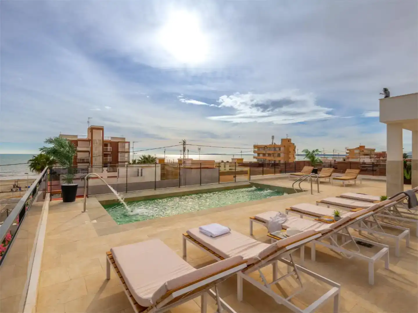 Swimming pool of Commercial properties for sale in Santa Pola  with Air Conditioner