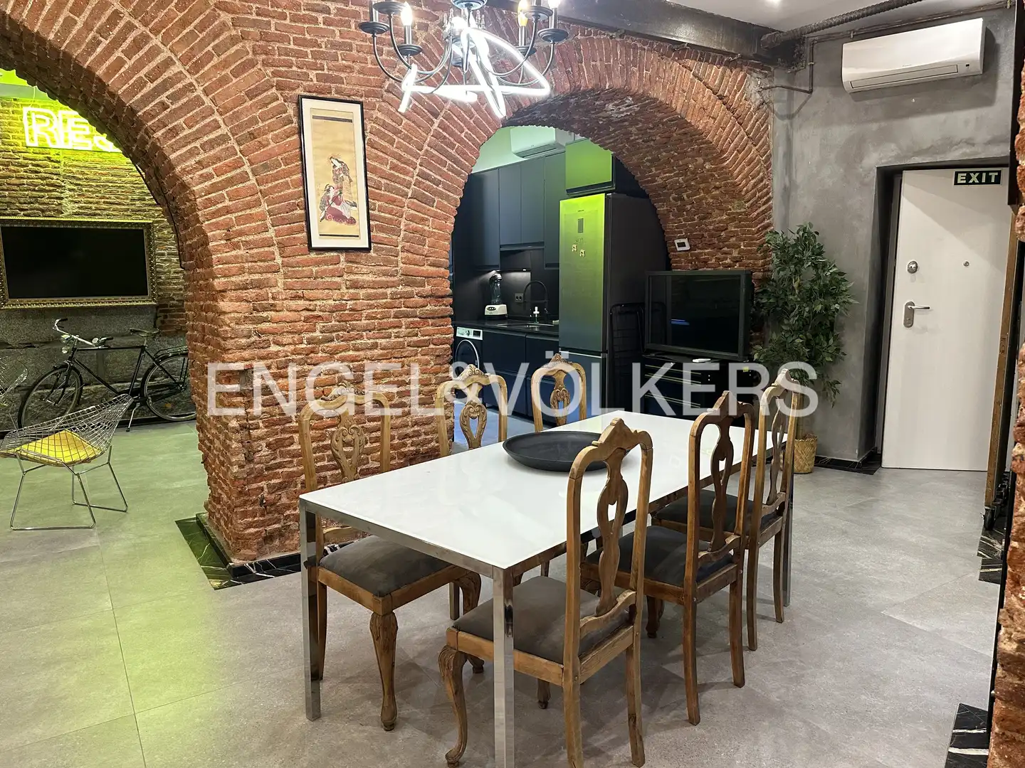 Dining room of Flat for rent in Madrid  with Heating