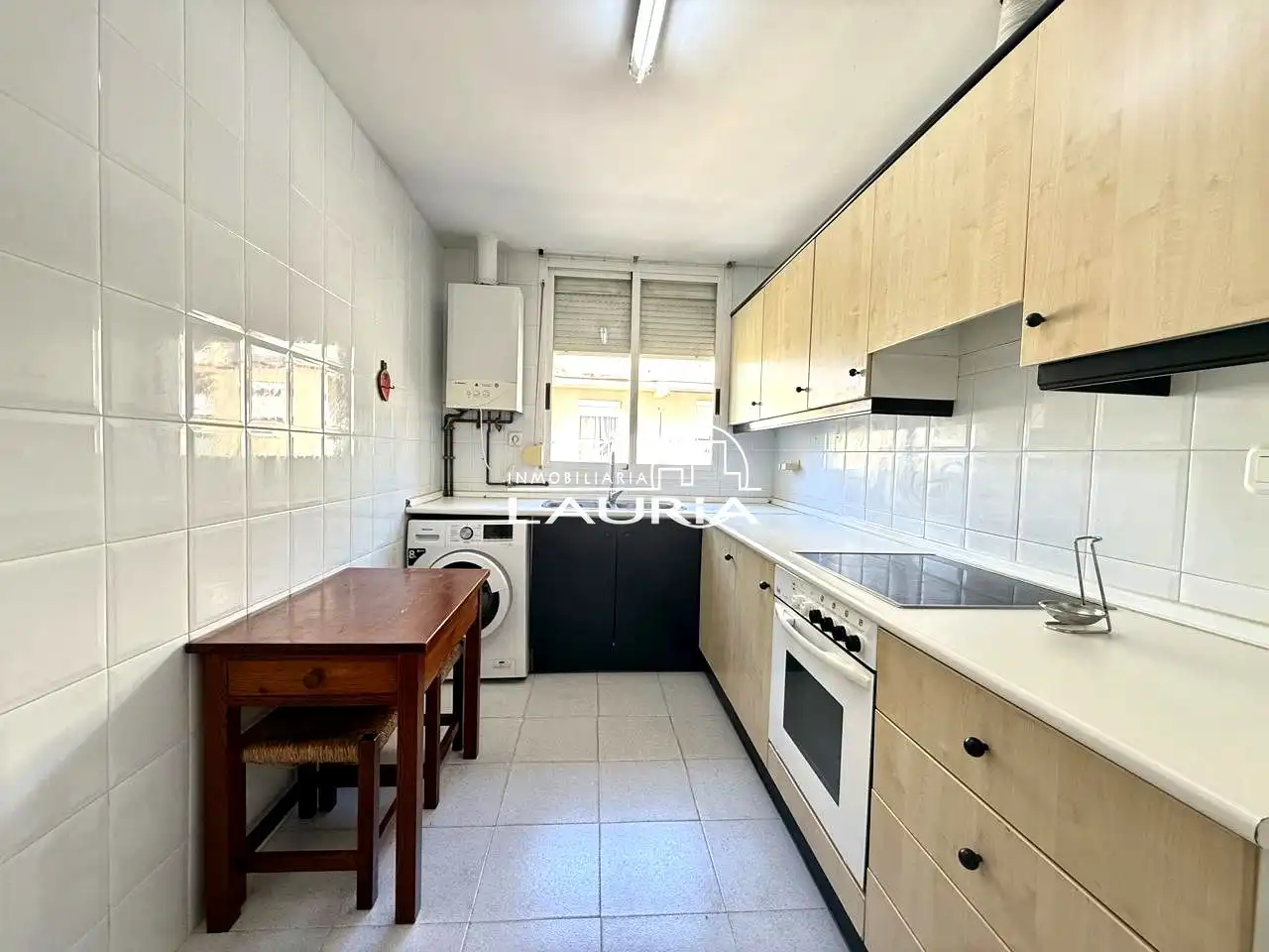 Kitchen of Flat for rent in Valencia  with Air Conditioner, Heating and Furnished