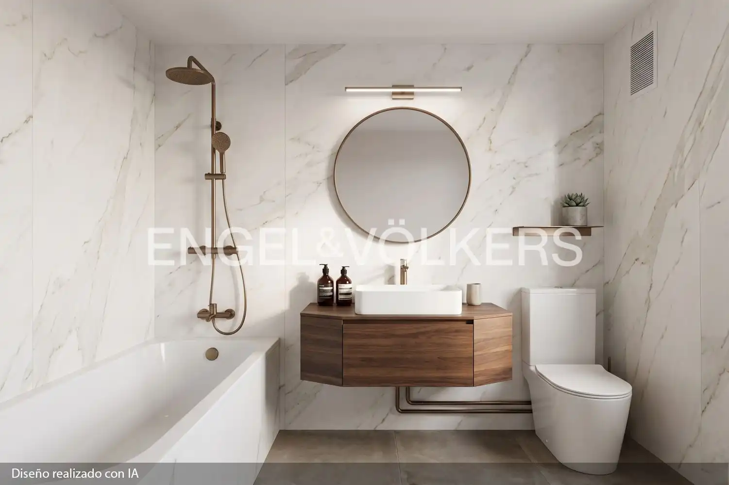 Baño de Piso en venta en Benicasim / Benicàssim con Calefacción, Jardín privado y Terraza