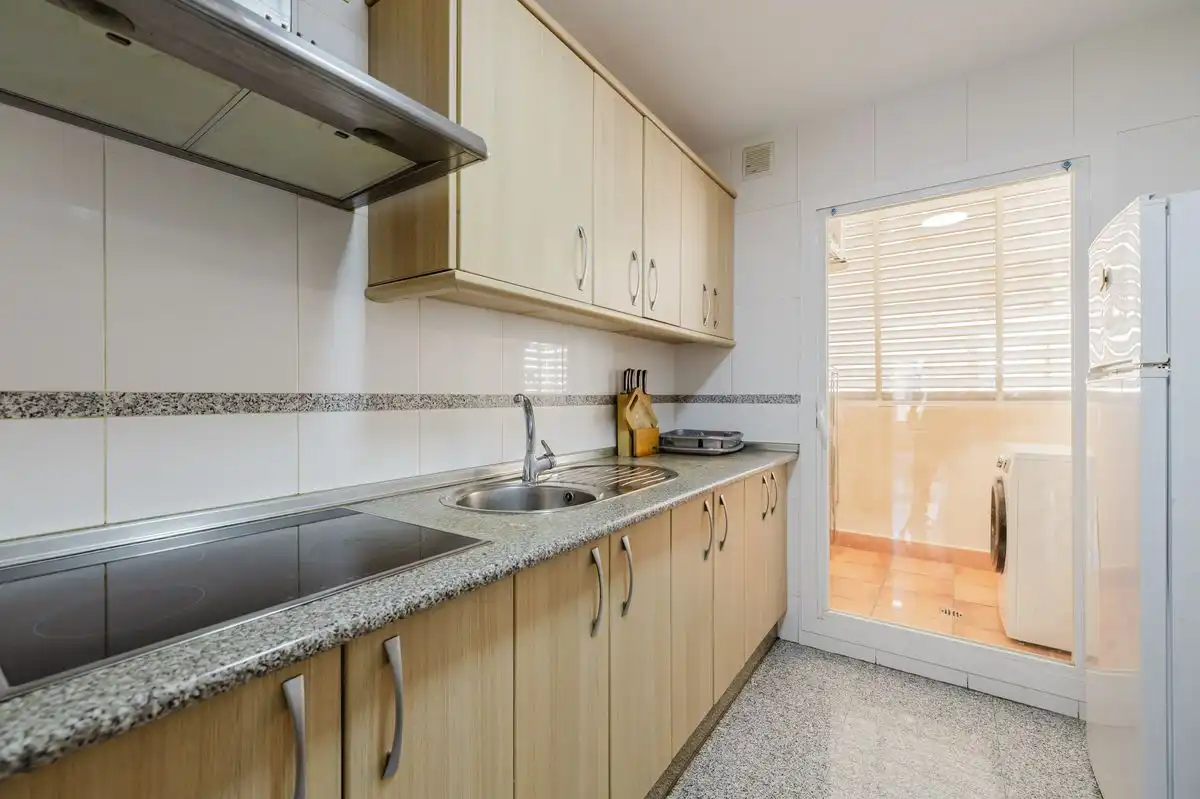 Kitchen of Flat for sale in Nerja  with Air Conditioner, Heating and Storage room
