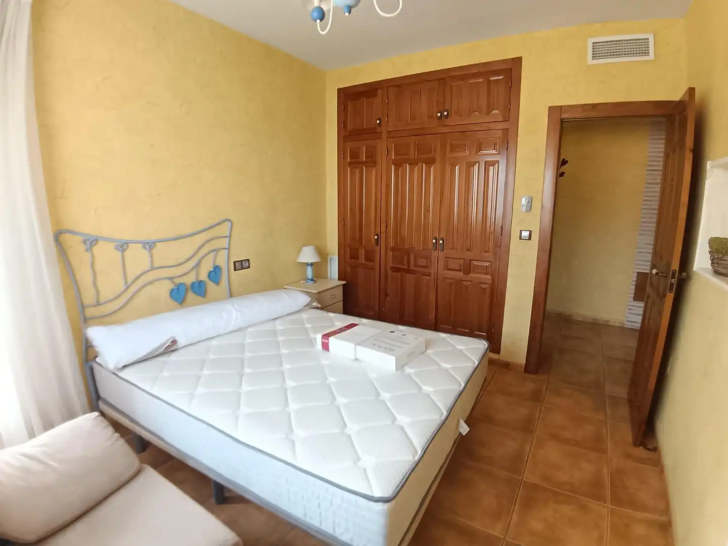 Schlafzimmer von Wohnung zur Miete in Murcia mit Klimaanlage, Heizung und Möbliert